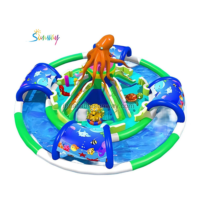 Inflatable water park